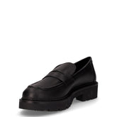 Mocassino chunky in pelle nero | Boscaini Scarpe