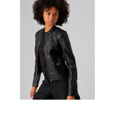 FAVODONA COATED JACKET black | Boscaini Scarpe