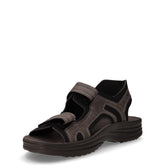 Sandalo sportivo in ecopelle grigio | Boscaini Scarpe