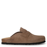 Ciabatta in pelle kaki gringo | Boscaini Scarpe