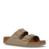 Arizona ciabatta in pelle kaki | Boscaini Scarpe
