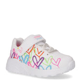 Uno Lite Move Levitate sneaker in ecopelle bambina bianco - SKECHERS | Boscaini Scarpe