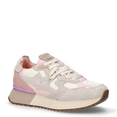 Stargirl sneaker in pelle, tessuto e ecopelle bianco | Boscaini Scarpe