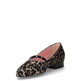Ballerina in ecopelle con cinturino beige nero | Boscaini Scarpe