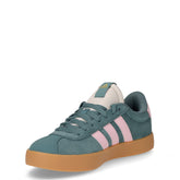 Vl court 3.0 sneaker in ecopelle scamosciata verde rosa | Boscaini Scarpe