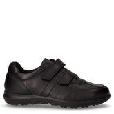 Scarpa comfort in pelle con strappi nero | Boscaini Scarpe