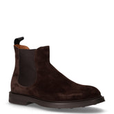 Stivaletto beatles in pelle scamosciata pepe | Boscaini Scarpe