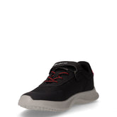 Run 95 amf sneaker bambino in ecopelle e tessuto nero e rosso | Boscaini Scarpe