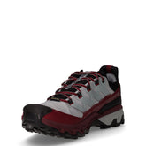 Ultra Raptor 3 GTX scarpa trail running in tessuto tecnico grigio nuvola rosso | Boscaini Scarpe