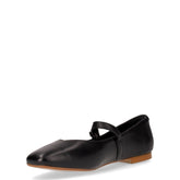 Ballerina in ecopelle con cinturino nero | Boscaini Scarpe