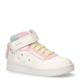 Eclyper sneaker in ecopelle bambina bianco rosa | Boscaini Scarpe