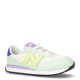 237 sneaker in tessuto ed ecopelle ragazza sale lime verde | Boscaini Scarpe