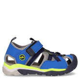 S.lake sandalo a punta chiusa in ecopelle da bambino blu | Boscaini Scarpe