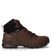 scarponcino trekking in pelle con suola Vibram e tessuto marrone | Boscaini Scarpe