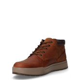 Polacchino sportivo in pelle marrone chiaro | Boscaini Scarpe