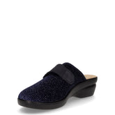 Ciabatta in tessuto blu | Boscaini Scarpe