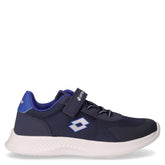Run 90 sneaker bambino in ecopelle e tessuto blu | Boscaini Scarpe