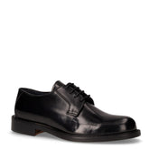 Stringata in pelle nero | Boscaini Scarpe