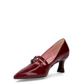 Mary Jane con tacco bordò vernice | Boscaini Scarpe