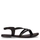 Sandalo infradito in pelle nero | Boscaini Scarpe