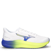 Fortrush scarpa running in mesh bianco blu giallo | Boscaini Scarpe