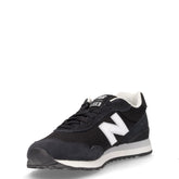515 sneaker in pelle e tessuto nero | Boscaini Scarpe