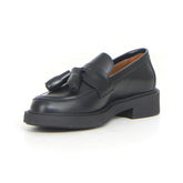 Mocassino con nappine nero | Boscaini Scarpe
