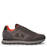 Tom Fluo sneaker in tessuto e pelle grigio scuro | Boscaini Scarpe