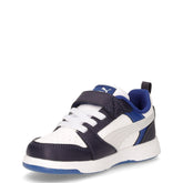 Rebound v6 Low sneaker in ecopelle bambino bianco blu | Boscaini Scarpe