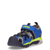 S.lake sandalo a punta chiusa in ecopelle da bambino blu | Boscaini Scarpe