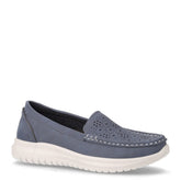 Mocassino sportivo in ecopelle blu | Boscaini Scarpe