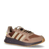 RUN 84 sneaker in tessuto e pelle marrone beige | Boscaini Scarpe