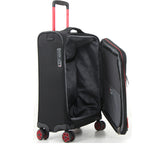 Move Soft bagaglio a mano morbido espandibile - 55 cm nero fumo | Boscaini Scarpe