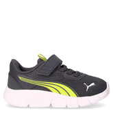 Flexfocus Modern sneaker in tessuto ed ecopelle bambino grigio giallo | Boscaini Scarpe