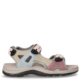 Sandalo sportivo in ecopelle rosa multi | Boscaini Scarpe