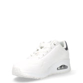 Uno Golden Air sneaker in ecopelle bianco argento | Boscaini Scarpe