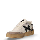 Sneaker in pelle bianco nero | Boscaini Scarpe