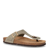 Sara ciabatta infradito in pelle salvia | Boscaini Scarpe
