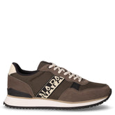 Sneaker in tessuto ed ecopelle grigio | Boscaini Scarpe