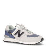 574 sneaker in pelle e tessuto grigio chiaro - Sneakers Uomo | Boscaini Scarpe