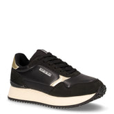 Sneaker in ecopelle e tessuto nero | Boscaini Scarpe
