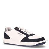 Kevin MIX sneaker in ecopelle bianco navy grigio | Boscaini Scarpe