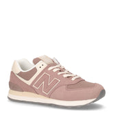 574 sneaker in pelle e tessuto marrone - Sneakers Donna | Boscaini Scarpe