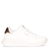 Uno lite shimmer along sneaker in ecopelle bianco | Boscaini Scarpe