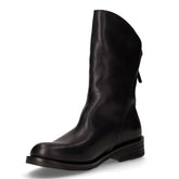 Stivaletto in pelle con zip nero | Boscaini Scarpe