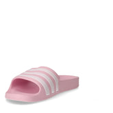 Adilette Aqua ciabatta in gomma rosa bianco | Boscaini Scarpe