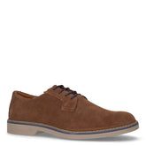 Stringata casual in pelle nocciola | Boscaini Scarpe