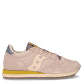 Jazz Original sneaker in pelle e tessuto beige giallo | Boscaini Scarpe