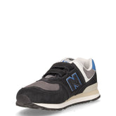 574 sneaker bambino in pelle nero | Boscaini Scarpe