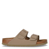 Arizona ciabatta in pelle kaki | Boscaini Scarpe